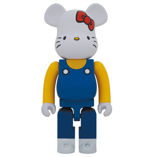 Bearbrick Hello Kitty Blue Overall Version 1000% Herstellerbild 1