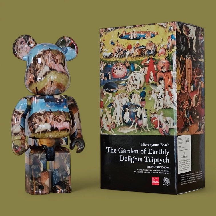 Bearbrick Hieronymus Bosch 'The Garden of Earthly Delights' 400% mit Verpackung