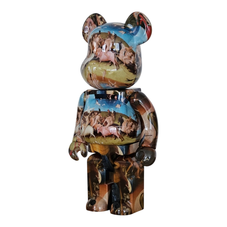 Bearbrick Hieronymus Bosch 'The Garden of Earthly Delights' 400% schräg