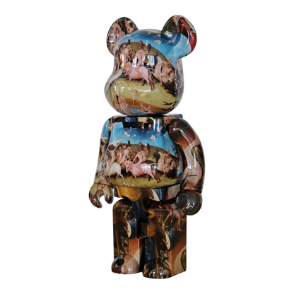 Bearbrick Hieronymus Bosch 'The Garden of Earthly Delights' 400% schräg