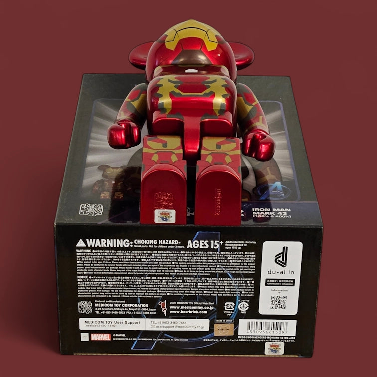 Bearbrick Iron Man Mark 43 Echtheitsmerkmale