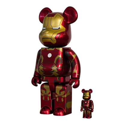 Bearbrick Iron Man Mark 43 schräg