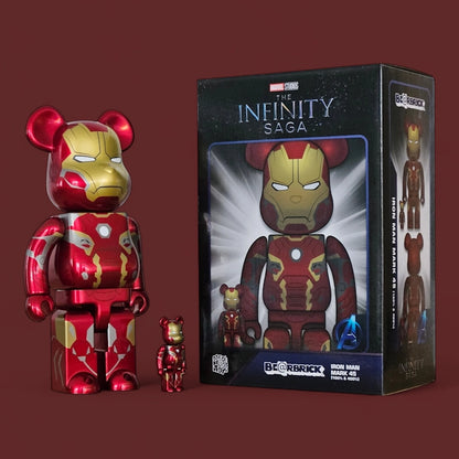 Bearbrick Iron Man Mark 45 mit Verpackung