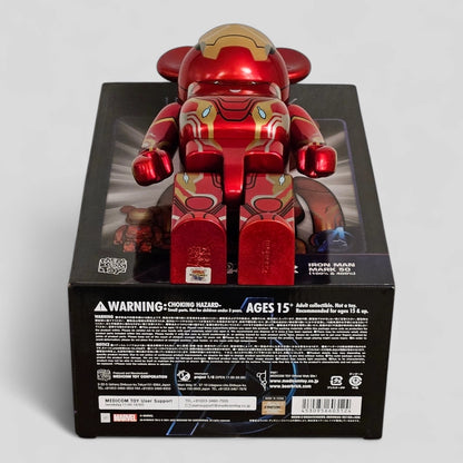 Bearbrick Iron Man Mark 50 100%+400% Echtheitsmerkmale