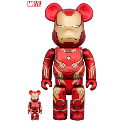 Bearbrick Iron Man Mark 50 100%+400% Herstellerbild 1