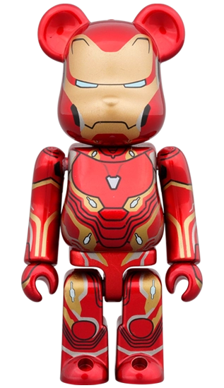 Bearbrick Iron Man Mark 50 100%+400% Herstellerbild 2