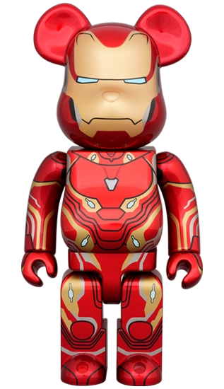 Bearbrick Iron Man Mark 50 100%+400% Herstellerbild 3