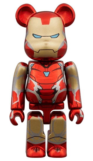 Bearbrick Iron Man Mark 85 Chrome Version Herstellerbild 2