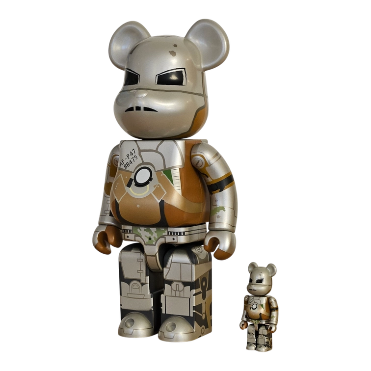 Bearbrick Iron Man Mark I 100%+400% schräg