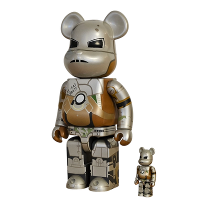 Bearbrick Iron Man Mark I 100%+400% schräg