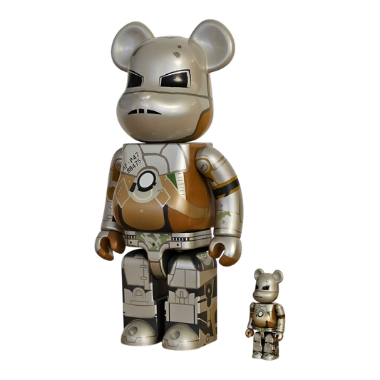 Bearbrick Iron Man Mark I 100%+400% schräg