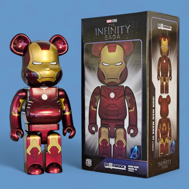 Bearbrick Iron Man Mark III 1000% mit Verpackung