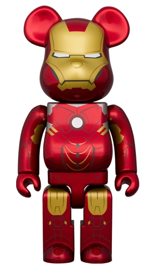 Bearbrick Iron Man Mark IV Herstellerbild 2