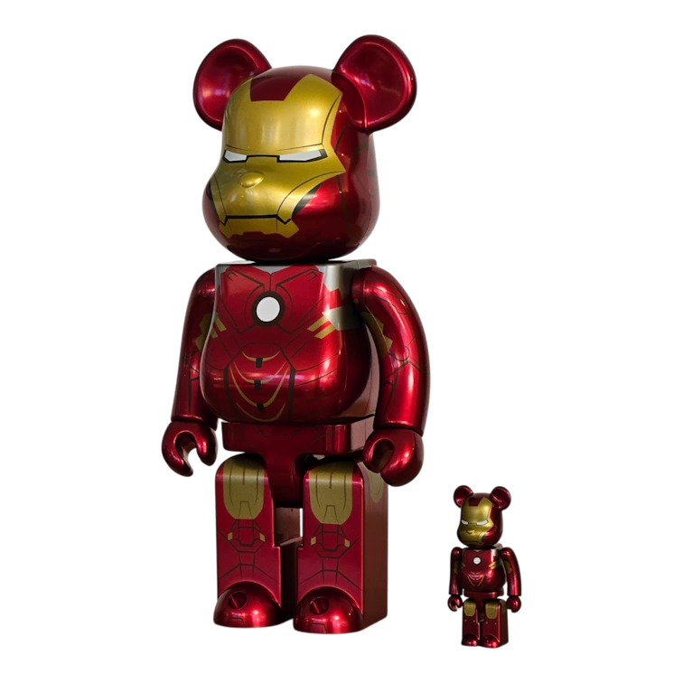 Bearbrick Iron Man Mark IV schräg