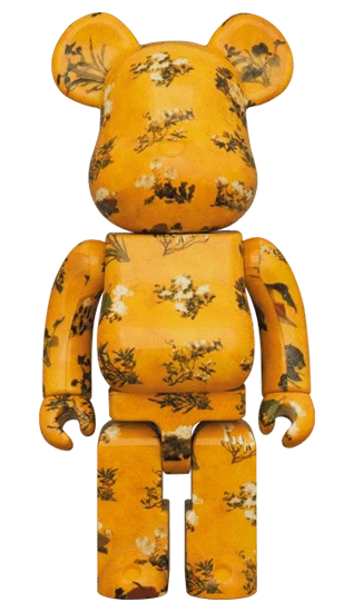 Bearbrick Ito Jakuchu Hundred Flowers Fusuma Kotohira-gu Shrine 100%+400% Herstellerbild 3