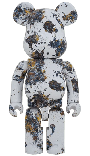 Bearbrick Jackson Pollock Studio Splash 1000% Herstellerbild 1