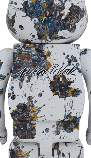 Bearbrick Jackson Pollock Studio Splash 1000% Herstellerbild 2