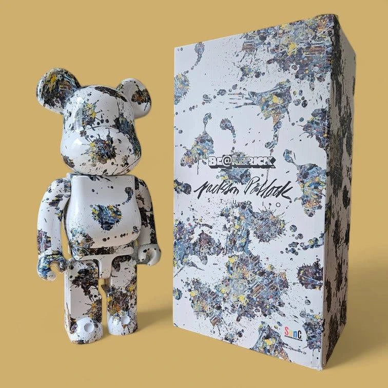 Bearbrick Jackson Pollock Studio Splash 1000% mit Verpackung