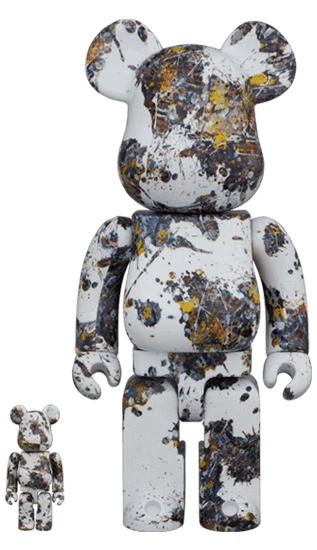 Bearbrick Jackson Pollock Studio 'Splash' 100%+400% Herstellerbild 1