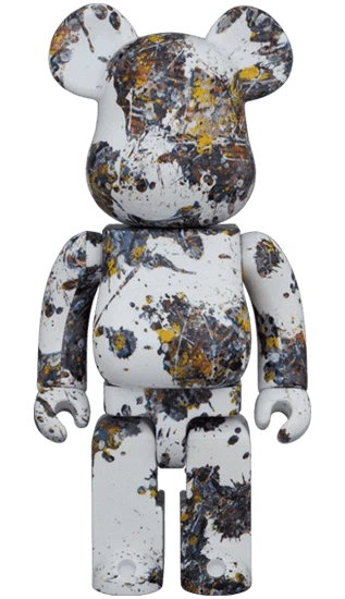 Bearbrick Jackson Pollock Studio 'Splash' 100%+400% Herstellerbild 3