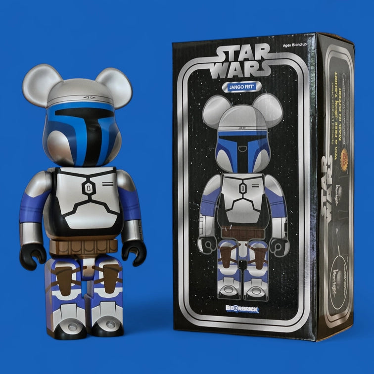 Bearbrick Jango Fett 400% mit Verpackung