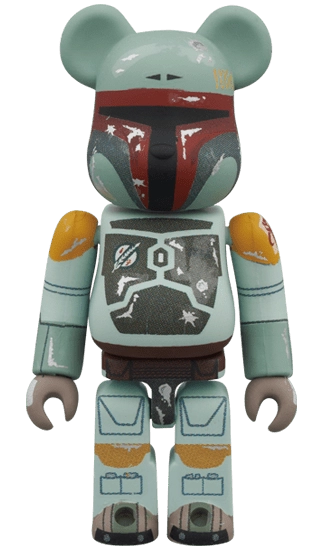 Bearbrick Jango Fett & Boba Fett 2er-Set 100% Herstellerbild 3