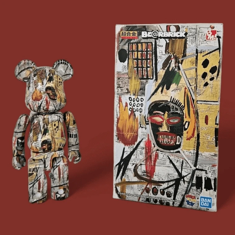 Bearbrick Jean-Michel Basquiat 200% mit Verpackung