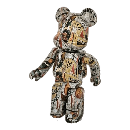 Bearbrick Jean-Michel Basquiat 200% schräg