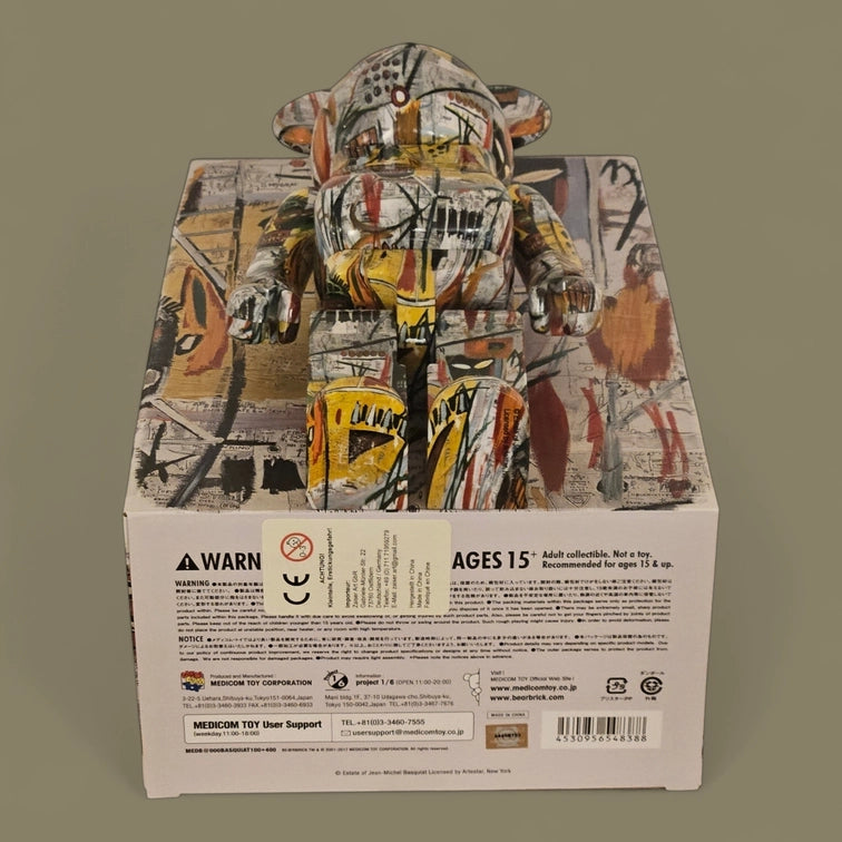 Bearbrick Jean-Michel Basquiat #1 100%+400% Echtheitsmerkmale