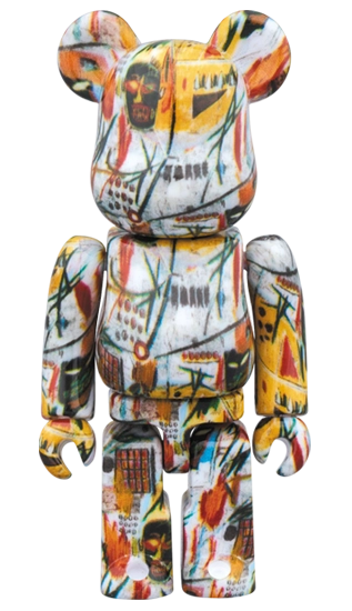 Bearbrick Jean-Michel Basquiat #1 100%+400% Herstellerbild 2