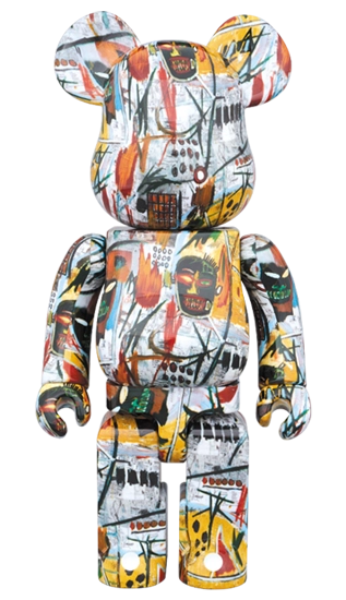 Bearbrick Jean-Michel Basquiat #1 100%+400% Herstellerbild 3