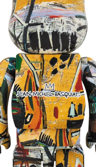 Bearbrick Jean-Michel Basquiat #1 100%+400% Herstellerbild 4