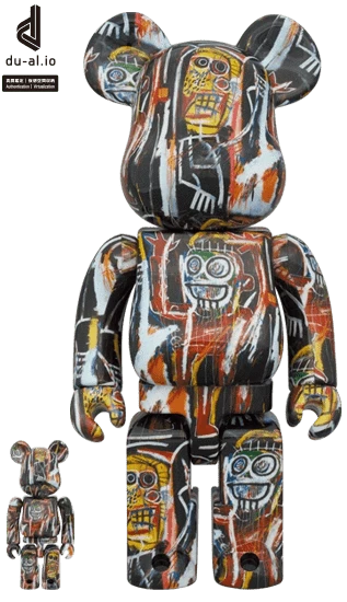 Bearbrick Jean-Michel Basquiat #11 100%+400% Herstellerbild 1