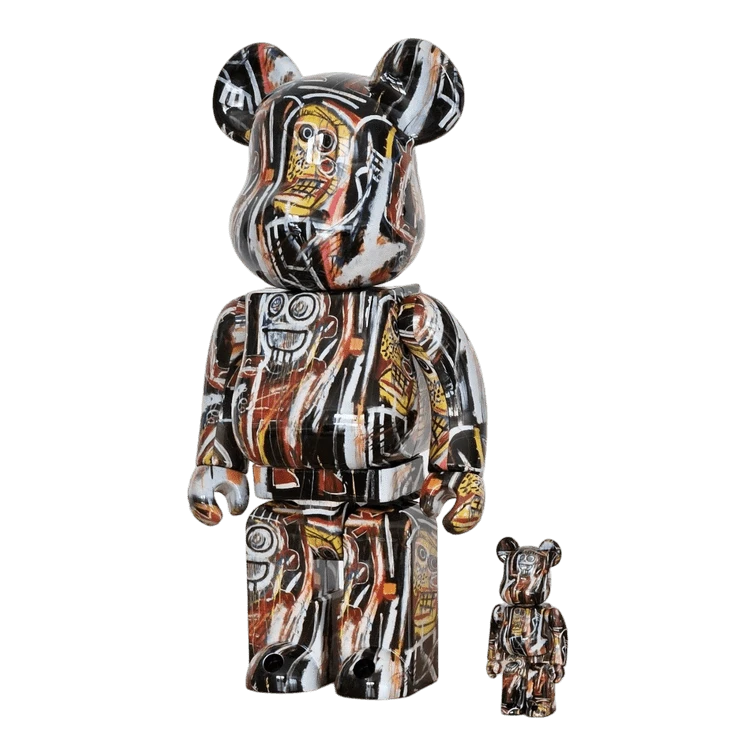 Bearbrick Jean-Michel Basquiat #11 100%+400% schräg