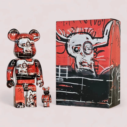 Bearbrick Jean-Michel Basquiat #5 100%+400% mit Verpackung