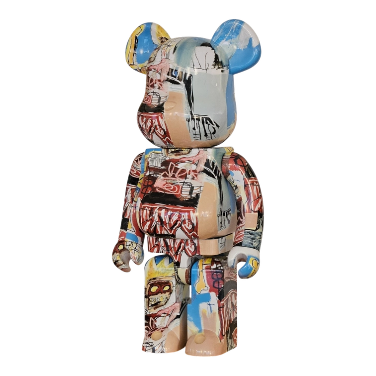 Bearbrick Jean-Michel Basquiat #6 1000% schräg