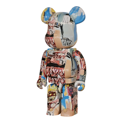 Bearbrick Jean-Michel Basquiat #6 1000% schräg