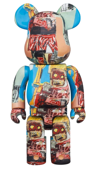 Bearbrick Jean-Michel Basquiat #6 100%+400% Herstellerbild 3