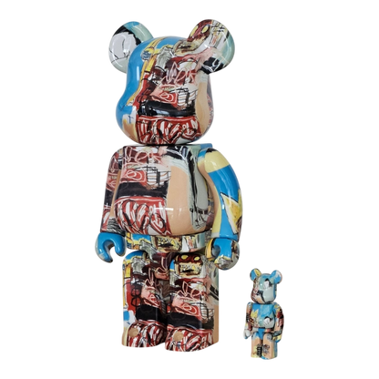 Bearbrick Jean-Michel Basquiat #6 100%+400% schräg