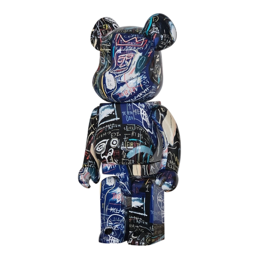 Bearbrick Jean-Michel Basquiat #7 1000% schräg