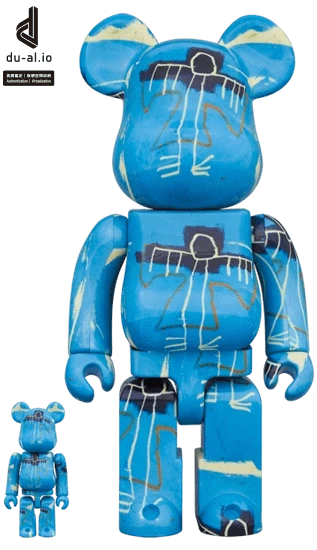 Bearbrick Jean-Michel Basquiat #9 100%+400% Herstellerbild 1