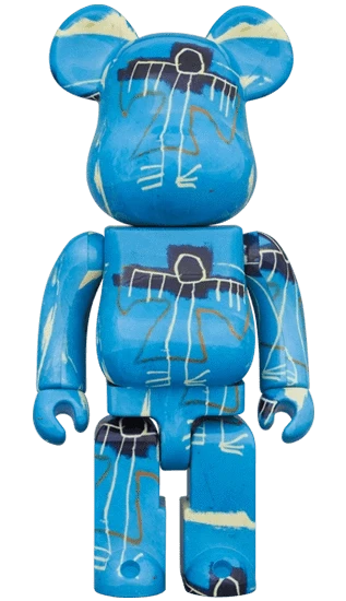 Bearbrick Jean-Michel Basquiat #9 100%+400% Herstellerbild 3