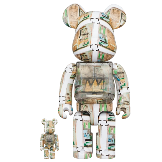 Bearbrick Jean-Michel Basquiat 'King Pleasure' 100%+400% Herstellerbild 1