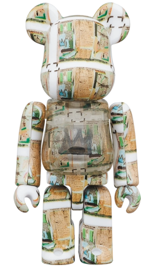 Bearbrick Jean-Michel Basquiat 'King Pleasure' 100%+400% Herstellerbild 2