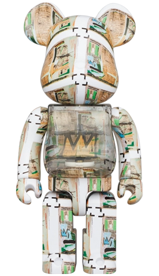 Bearbrick Jean-Michel Basquiat 'King Pleasure' 100%+400% Herstellerbild 3