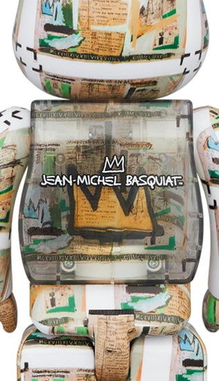 Bearbrick Jean-Michel Basquiat 'King Pleasure' 100%+400% Herstellerbild 4