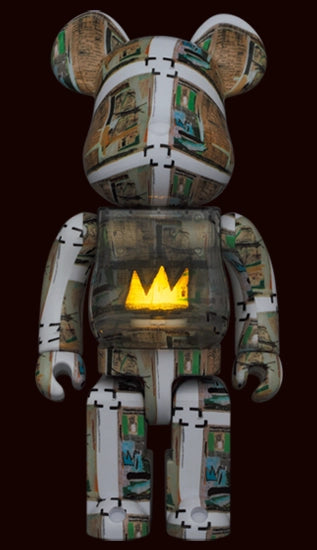 Bearbrick Jean-Michel Basquiat 'King Pleasure' 100%+400% Herstellerbild 5