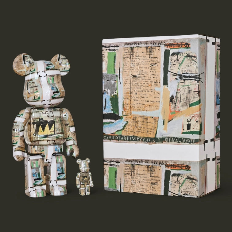 Bearbrick Jean-Michel Basquiat 'King Pleasure' 100%+400% mit Verpackung