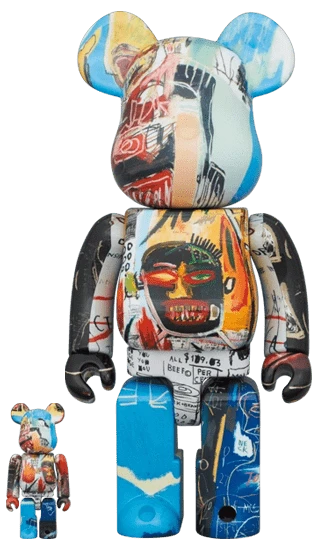 Bearbrick Jean-Michel Basquiat 'Special' 100%+400% Herstellerbild 1