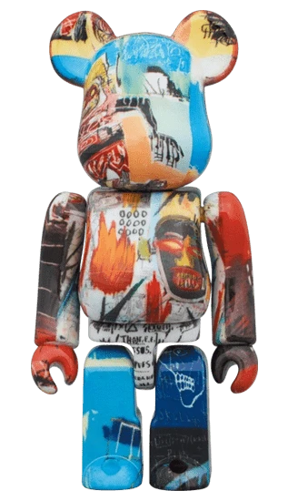 Bearbrick Jean-Michel Basquiat 'Special' 100%+400% Herstellerbild 2